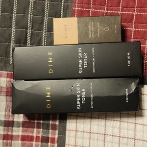 Dime toners and hyaluronic acid serum